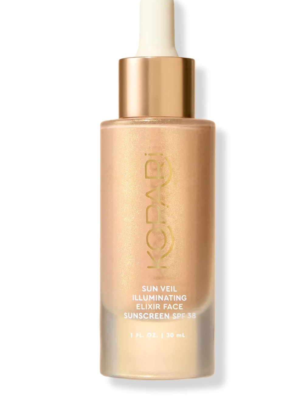 Kopari Sun Veil Illuminating Elixir Face Sunscreen 1 Oz. SPF 38 Exp. 1/2028 NIB